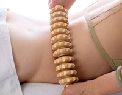 Rouleau de thérapie en bois